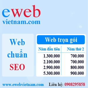 Thiết kế Web trọn gói, chuẩn SEO